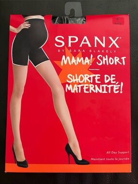 SPANX Mama! Short Maternity Shapewear - Black
